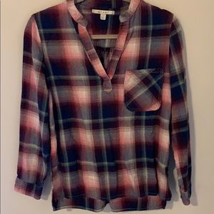 Plaid top